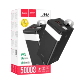 hoco. Power bank 50000mAh, Micro-USB / Tipe-C 18W - J86A Powermaster