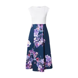 ABOUT YOU Obleka Franca  temno modra / rjava / lila / off-bela