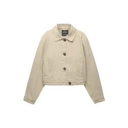 Pull&Bear Prehodna jakna pesek