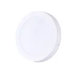 XLED 12W 6500K Nadgradni okrugli LED panel plasticni ,1320Lm,?168*31mm, Ra 80, IP20