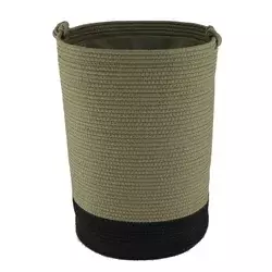 Tendance Pletena košara, 50x37 cm, Siva