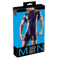 NEK Mens Matte Look Playsuit with 3-Way Front Zip, Size M OSV064A