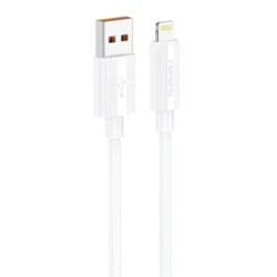 FONENG XS07 Lightning polnilni kabel 2.4A, 1 m – bel