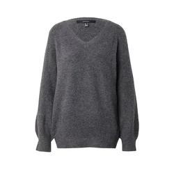 VERO MODA Pulover VMLEAF temno siva