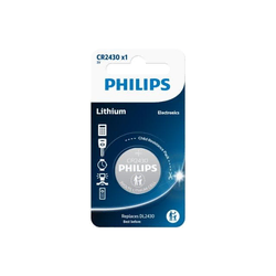 Philips CR2430/00B - Dugmićasta litijumska baterija CR2430 MINICELLS, 3 V, 300 mAh