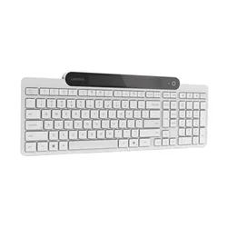 Lenovo 800 Self-Charging tipkovnica, brezžična, litovska, Bluetooth, bela