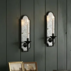 2x WVOPIAHY Vintage stenski svečnik iz kovine