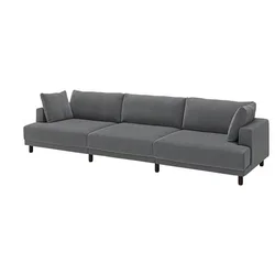 UPPAKRA Modularna sofa s 4,5 sedišta, Johanneshov tamnosiva