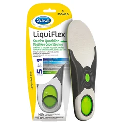Scholl LiquiFlex Daily Support Insoles Women Size 35.5-40.5