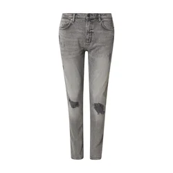 HUGO Kavbojke 734 siv denim