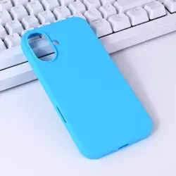 Maska Summer color za iPhone 16 svetlo plava