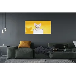 tulup.si Slika na platnu Sedi mačka 125x50 cm