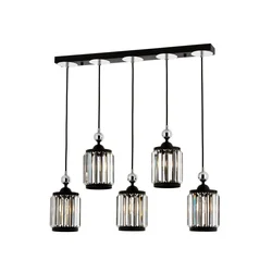 Opviq Luster Av-4318-5Y-Bsy, 85x80x8 cm, Crni