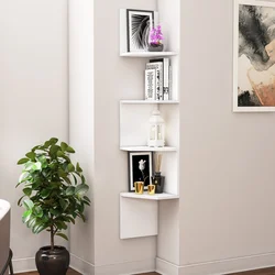 Hanah home Zidna polica Bela
