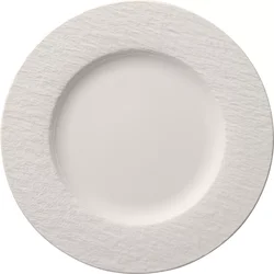 Villeroy & Boch plitev krožnik Manufacture Rock 27 cm, bel