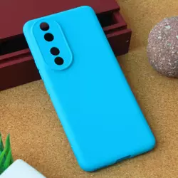 Maska Giulietta za Honor 90 mat svetlo plava.