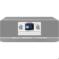 Radio TechniSat internet CD DAB+ FM BT USB 2×5 W digitradio 372 srebrna