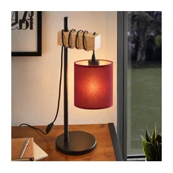 BRILAGI - Stona lampa NUBILA 1xE27/40W/230V braon/crna/pompejska crvena