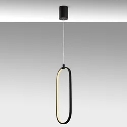 Opviq Luster Can 13560, Metalni, 16W LED, Crni