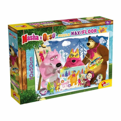 LISCIANI Puzzle Maxi Masa I Meda 2u1 složi I oboji - 60 delova