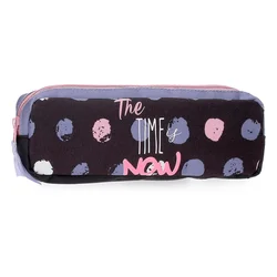 ROLL ROAD THE TIME IS NOW prazna pernica - crna