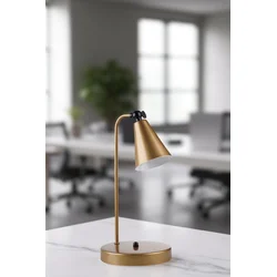 Opviq Stona lampa 8895-2, Zlatne boje