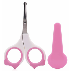 LORELLI Makazice za bebe sa poklopcem 0m+ roze