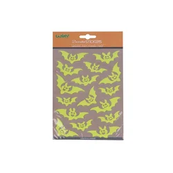 Svetleče nalepke v temi 25x14,4 cm Netopirji HALLOWEEN