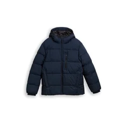 TOM TAILOR DENIM Zimska jakna  temno modra