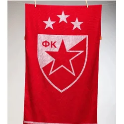 Plažni peškir crvena zvezda 70x160 ( 4000156-1 )