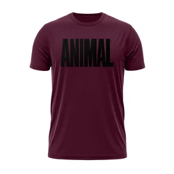 GymBeam T-shirt Animal Maroon - Universal Nutrition M