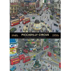 Gibsons Puzzle Piccadilly Circus skozi desetletja 1000 kosov