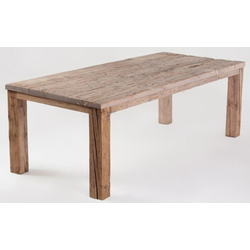 Casa Padrino country style dining table natural - Various Sizes - Rustic rectangular solid wood dining room table - Country style dining room furniture - Rustic dining room furniture