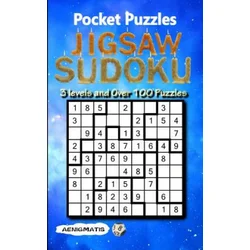 Pocket Puzzles Jigsaw Sudoku: 3 Levels: Easy, Medium and Hard
