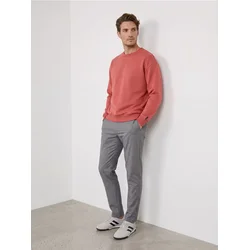Sinsay - Crewneck comfort fit duks sa dodatkom pamuka - mandarine