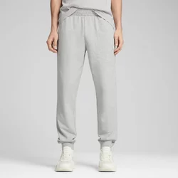 Mens Puma Essentials Elevated Pants, Gray, Size M, Men