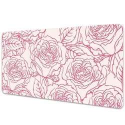 Decormat Podloga za pisalno mizo Vrtnice doodle 90x45 cm