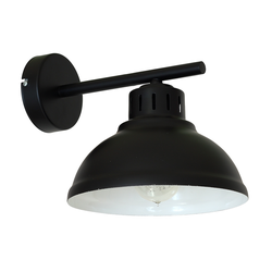 Zidna lampa SVEN 1xE27/15W/230V crna