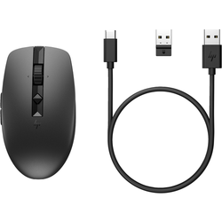 HP 715 Rechargeable Multi-Device Mouse miš Ambidekster RF bežični + Bluetooth 3000 DPI