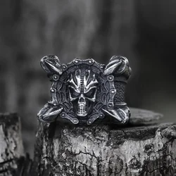 Prstan Monster Claw Skull - 10800-SI-BXG