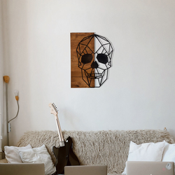 Atelier Del Sofa Zidna dekoracija Skullr, 44x58 cm, Smeđe boje
