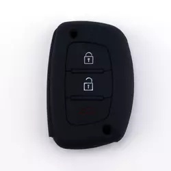 888 CAR ACCESSORIES Silikonska navlaka za ključeve crna Hyundai