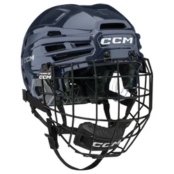 Hokejska čelada CCM FTW Combo Navy Senior M/L