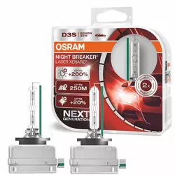 Xenon žarnice D3S Osram Night Breaker Laser 35W-DUO Pack