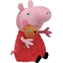 TY Beanie Babies PEPPA PIG - Peppa, 28 cm