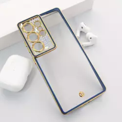 Maska Luxury Crystal Clear za Samsung S25 Ultra/ S938B plava