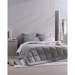 Madame Coco Komplet posteljina Cassis, 215x235cm, Siva