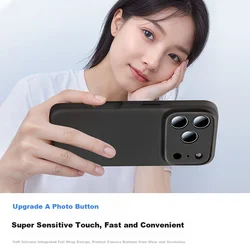 Divi Maska za mobilni telefon iPhone 17 Pro, Crna