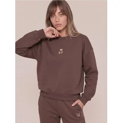 Sinsay - Crewneck duks sa motivom mede - braon