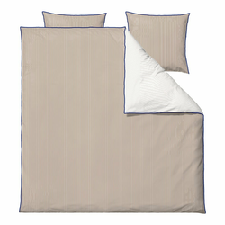 Bež posteljina za bračni krevet/za produženi krevet od organskog pamuka 200x220 cm Frame – Södahl